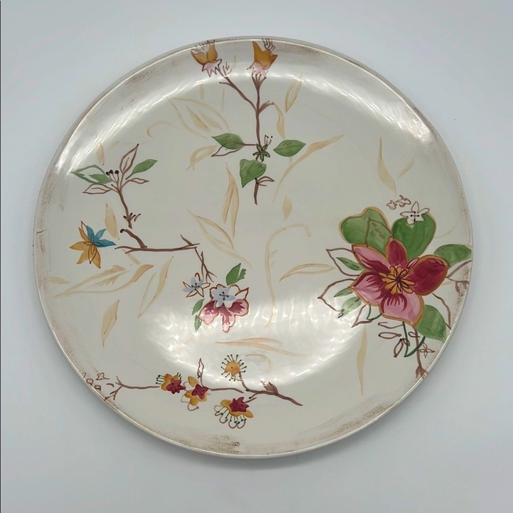 Tracy Porter Hand Painted Dinner Plate “Find Your Bliss” The Fleur Collection